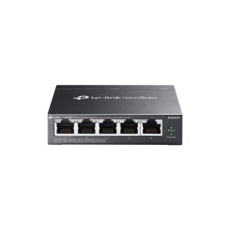   TP-LINK Switch 5x1000Mbps (1xPOE + 4xPOE+) Fémházas Easy Smart (Omada), ES205GP