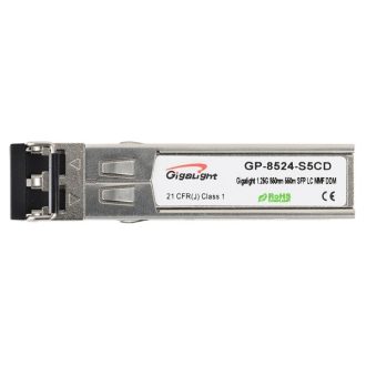   GIGALIGHT Modul SFP, 1.25G, 850nm, 550M reach, 0~70 temp.range, with Digital Diagnostics Monitoring
