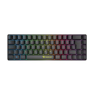   SILVERLINE gamer vezetékes billentyűzet, kompakt, RGB világítás, HU