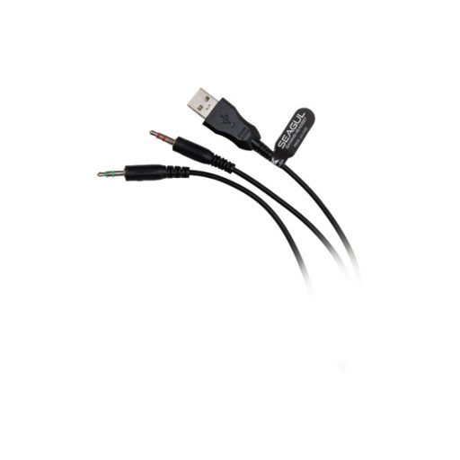 BARACUDA BGH-041B SEAGUL-B vezetékes gamer fejhallgató mikrofonnal, fekete