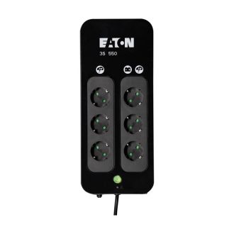   EATON UPS 3S (3+3 Schuko) 550VA (330 W) OFFLINE szünetmentes tápegység, torony - USB interfész felügyeleti szoftverrel