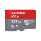 SANDISK 215424, MICROSD ULTRA ANDROID KÁRTYA 512GB, 150MB/s, A1, Class 10, UHS-I