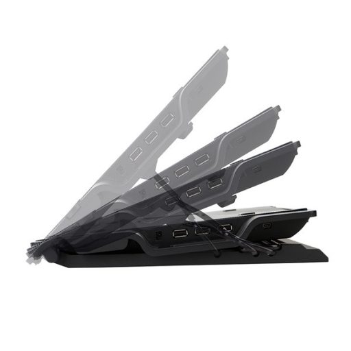 ZALMAN NB Hűtőpad + állvány Fekete, ZM-NS2000