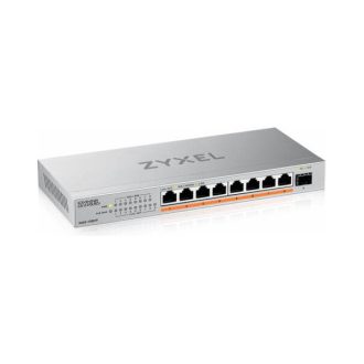   ZYXEL Switch 8x2500Mbps(8xPOE++) + 1xSFP+  Fémházas Asztali, XMG-108HP-EU0101F