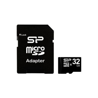 SILICON POWER Memóriakártya MicroSDHC 8GB CL10 + adapter