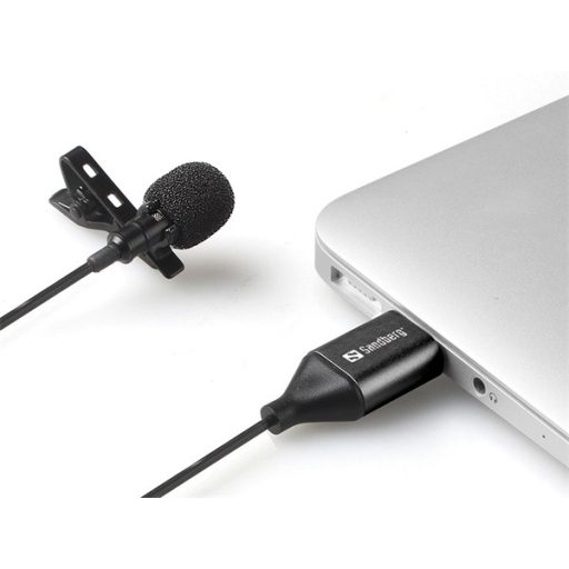 SANDBERG Mikrofon, Streamer USB Clip Microphone