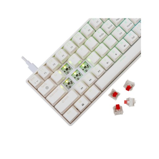 WHITE SHARK GK-004211W/R-US SHINOBI-2/W-R-US mech. bill. 61 piros gomb,fekete,angol