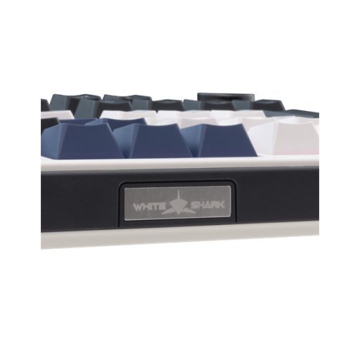 WHITE SHARK GK-007251-W/R-US EXCALIBUR-W/R-US vezeték nélküli mechanikus billentyűzet, angol, fehér