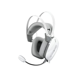   WHITE SHARK GH-2446W GOTTAN-W  vez.nélk. gamer fejhallgató mikrofonnal, fehér