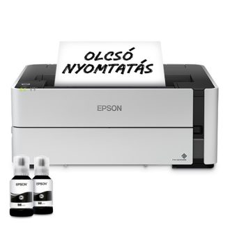   EPSON Tintasugaras nyomtató - EcoTank M1170 (A4, 1200x2400 DPI, 39 lap/perc, USB/LAN/Wifi)