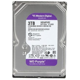   WESTERN DIGITAL 3.5" HDD SATA-III 3TB 5400rpm 128MB Cache, CAVIAR Purple