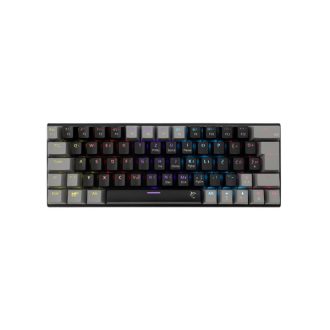   WHITE SHARK GK-002123V2-B-G/BL-HU WAKIZASHI-2-B-G/BL-HU vezetékes mech.bill.fekete/szürk magyar,64 kék