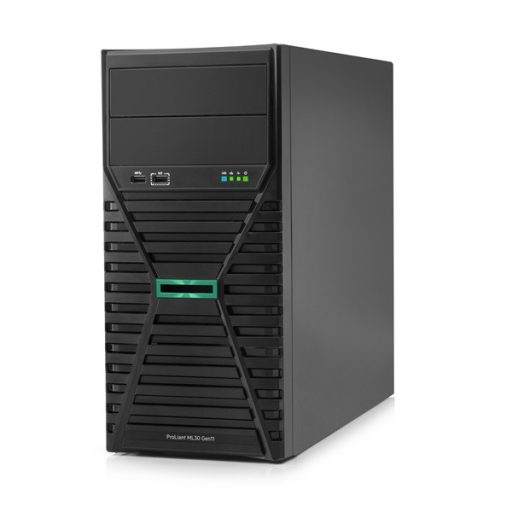 HPE torony szerver ProLiant ML30 Gen11, Xeon 6C 6333P 3.10GHz, 1x32GB, 2x480GB SSD, 8SFF, MR216i-p, 2x1000W