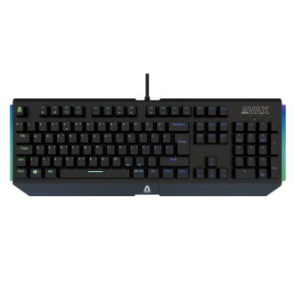   AVAX Vezetékes Billentyűzet FS01 USB, Fekete, Mechanikus, Red Switch, HUN
