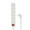 Nedis ESOC630F2WT 6 aljzatos kapcsolós (6-os) elosztó, 3 m, 3680 W, 16 A