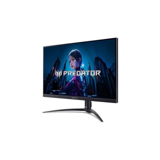 ACER GAMING IPS Predator Monitor XB323QKV4bmiiprx 31.5", 16:9 UHD, 160Hz, FreeSync, 1ms, 250nits, 2xHDMI, DP, MM, fekete