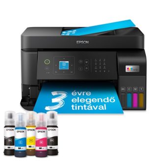   EPSON Tintasugaras nyomtató - EcoTank L5590 (A4, MFP, színes, 4800x1200 DPI, 33 lap/perc, ADF, USB/LAN/Wifi)