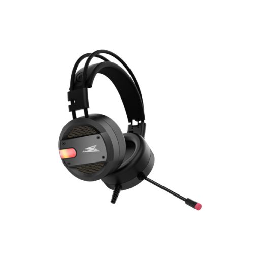 BARACUDA BGH-031B CONCH-B vezetékes gamer fejhallgató mikrofonnal, fekete