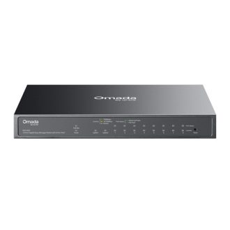   TP-LINK Switch 9x1000Mbps (8xPOE+) +1xGigabit SFP kombó Fémházas Easy Smart (Omada), ES210GP