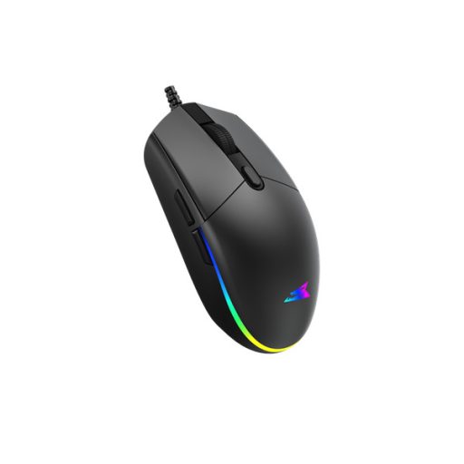 BARACUDA BGM-111B CRAB-B vezetékes gamer egér, 3600dpi, fekete