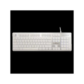   WHITE SHARK  TACHI-W/US WS GK-003241W-US vezetékes membrán gamer billentyűzet, 104 gomb fehér (angol)
