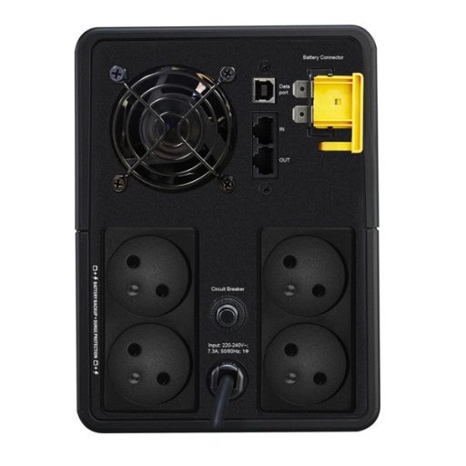 APC Back-UPS BX1600MI-GR szünetmentes tápegység (4x Schuko), 1600VA, 900W 230V, AVR, Line-Interaktív UPS