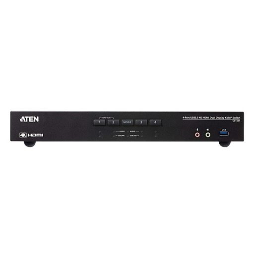 ATEN KVMP Switch USB 3.2 Gen1, 4K HDMI, Dual Display, 4 port - CS1844